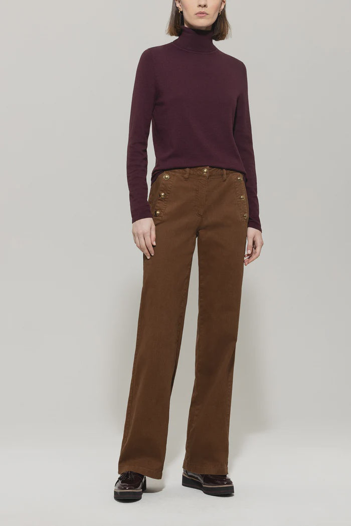 Wool blend turtleneck
