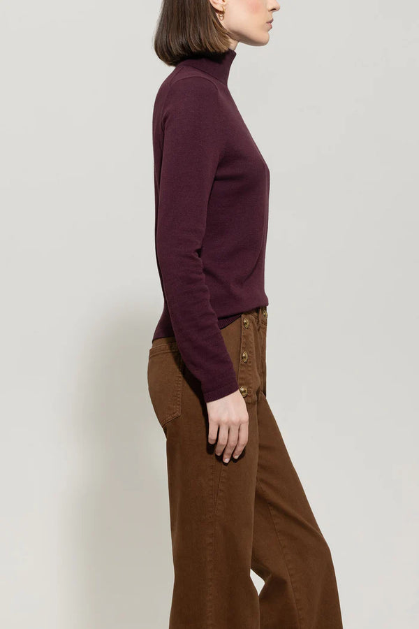 Wool blend turtleneck
