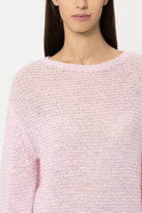 Blush Purl knit Pullover