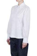 191460-01-Polo blouse w/trim