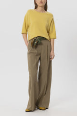 Short Sleeve Sweater in cashmere blend