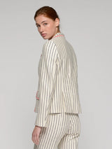 Stripe Blazer