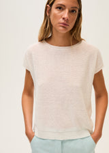 Cap Sleeve Top-White