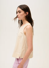 Sleeveless Top-Oat