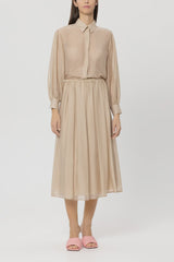 Blouse with rhinestones