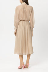 Blouse with rhinestones