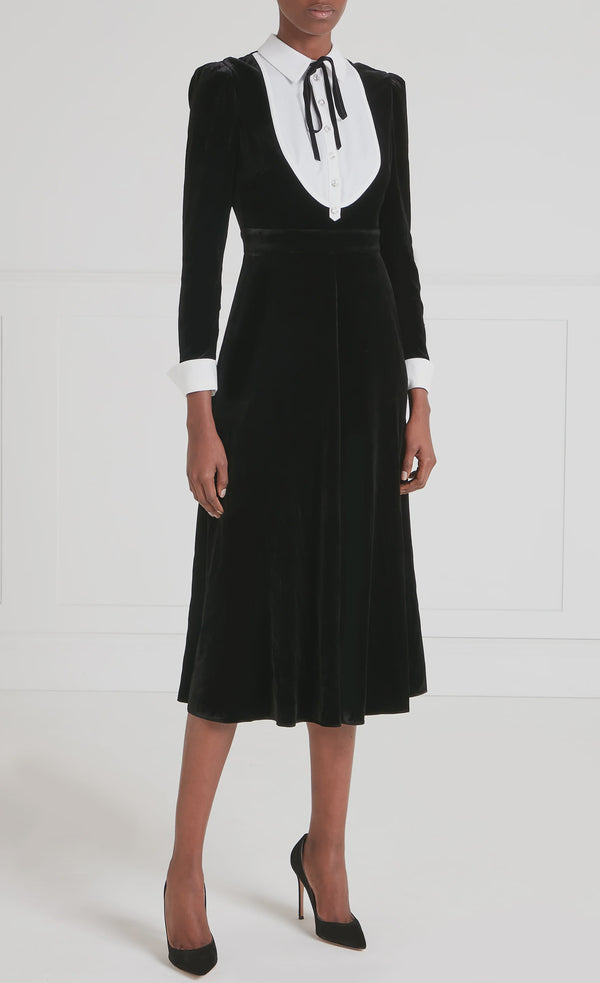 Pompidou sleeved dress