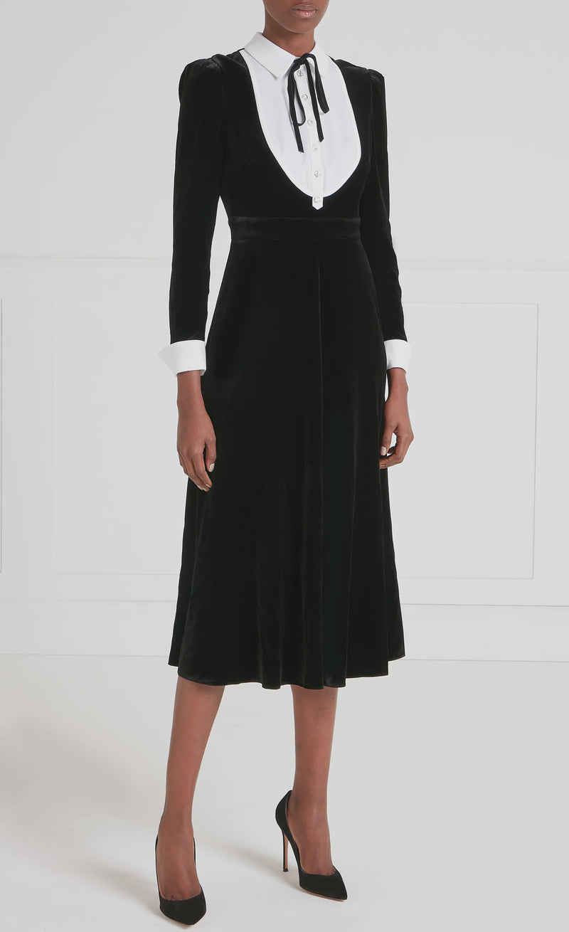 Pompidou sleeved dress