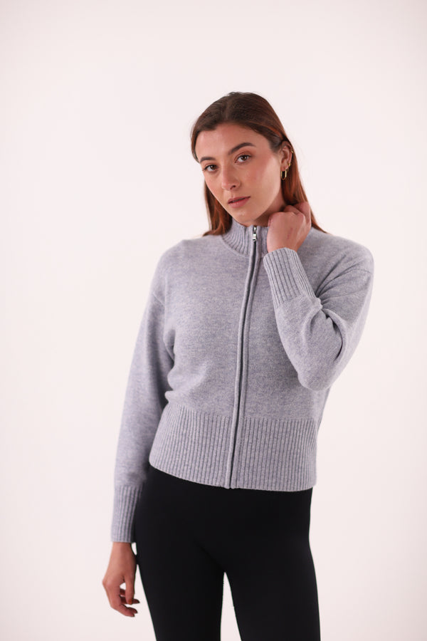 25WLW10-W0041-Blouson Zip Cardi
