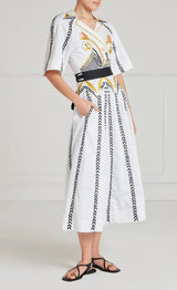 Juniper Wrap Dress-White