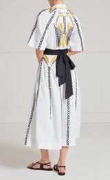 Juniper Wrap Dress-White