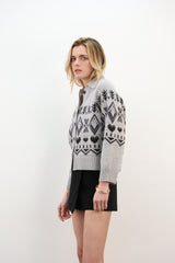 Geometric Cardigan