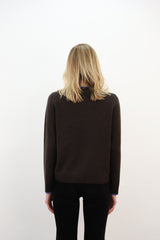 Roundneck jumper with trim