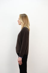 Roundneck jumper with trim