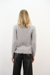 Fringe V-Neck