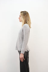 Fringe V-Neck