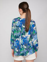 Ebba Blue Blossom Shirt