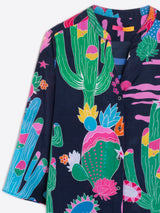 Juliet Cactus Print Shirt