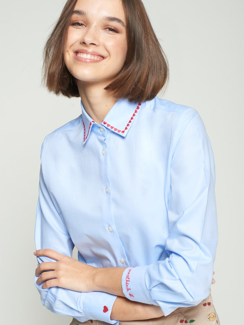 Embroidery details Cotton Shirt