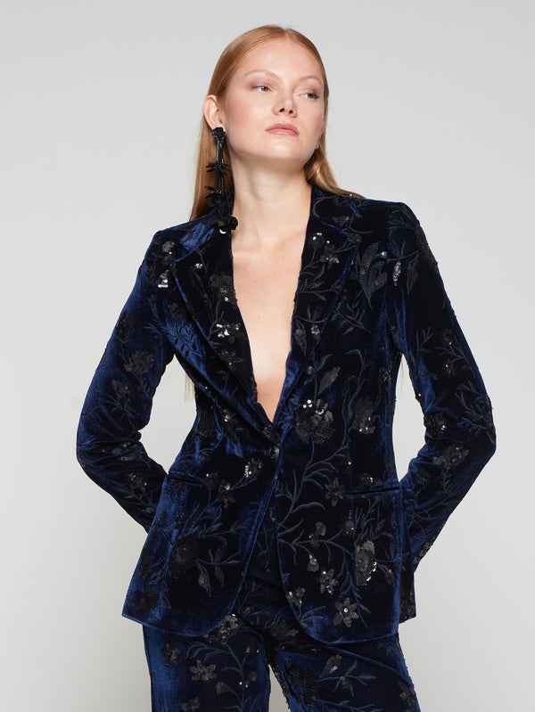 Patterned Blazer