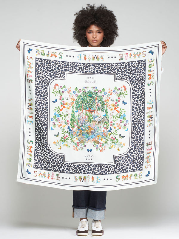 Silk square Scarf