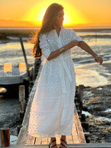 Natalia midi shirt dress
