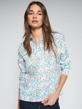 Floral Linen Print Shirt