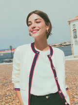 Volante Chanel style cardigan