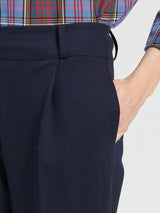 Straight Blue Trouser