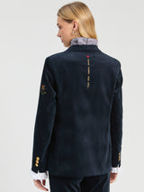 Navy Velvet Jacket
