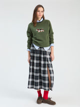 Motif Jumper Green