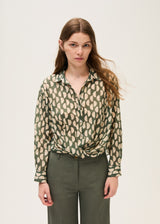 Cotton Shirt-Dark Green