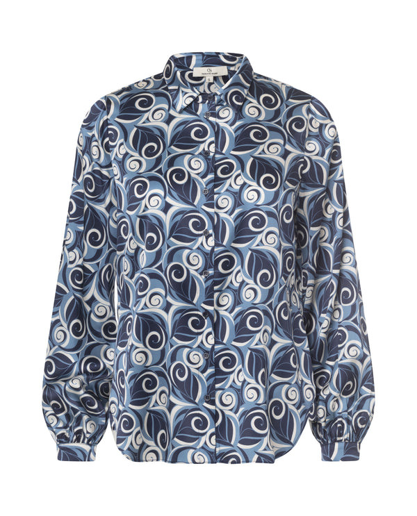 3406-Swung-Simple silk Shirt