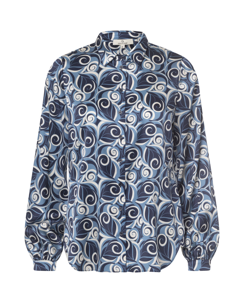 3406-Swung-Simple silk Shirt
