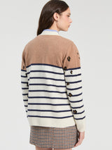 Leopard stripe Cardigan