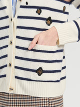 Leopard stripe Cardigan