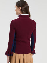 Frill cuff Knit