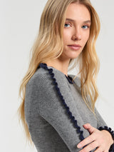 34143-6WP26-Knit short Jumper