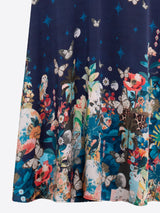 Estampad Midi dress