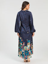 Estampad Midi dress