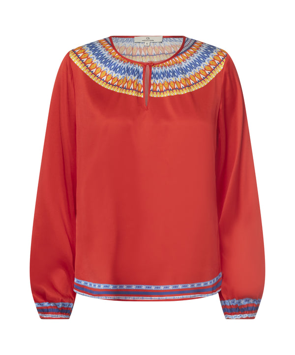 Arctic Folk Button Up Blouse