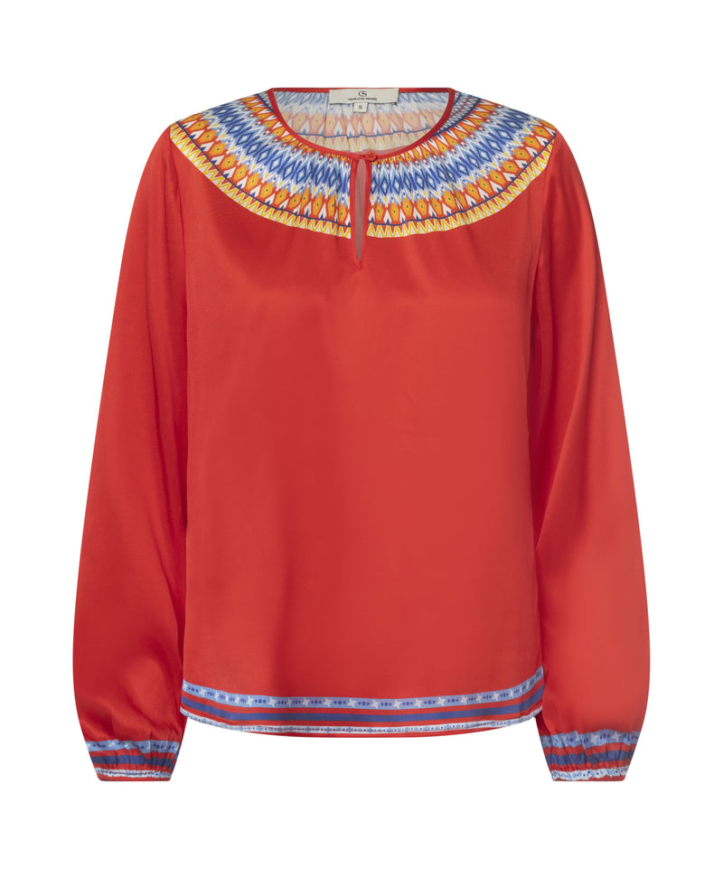 Arctic Folk Button Up Blouse