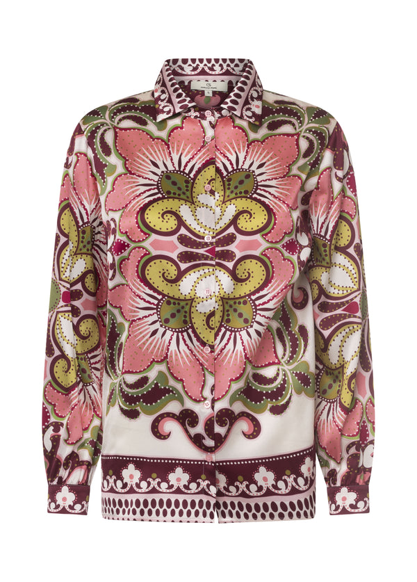Connie Placement Silk Shirt