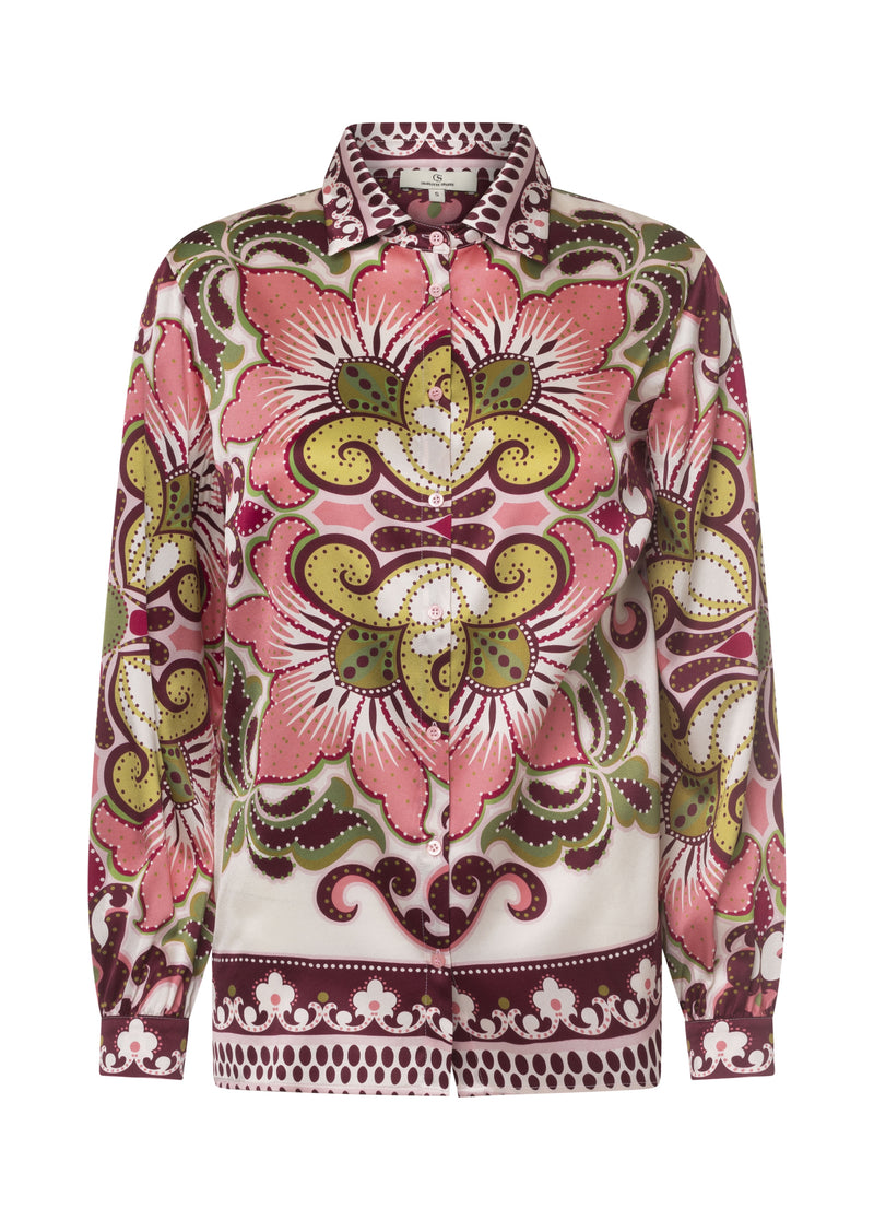 Connie Placement Silk Shirt