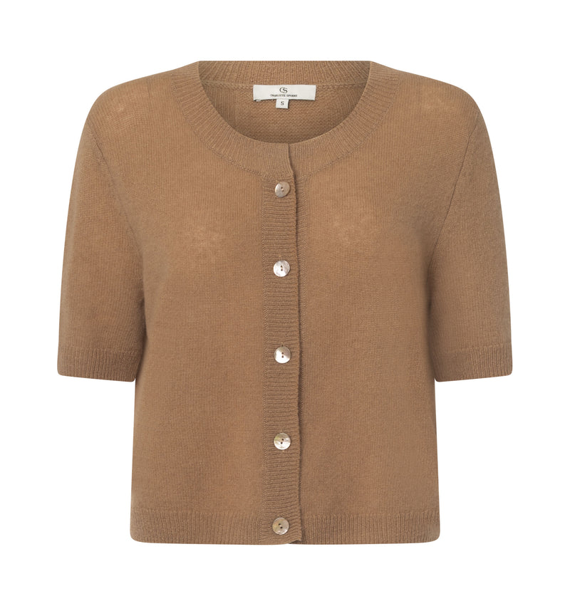 My Cashmere Cardi-Camel