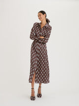 Ace of Spades Print Shirt Dress