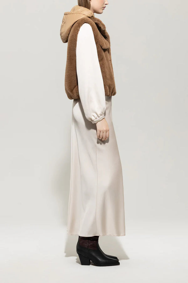 Faux fur gilet