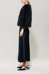 Fur look jacket