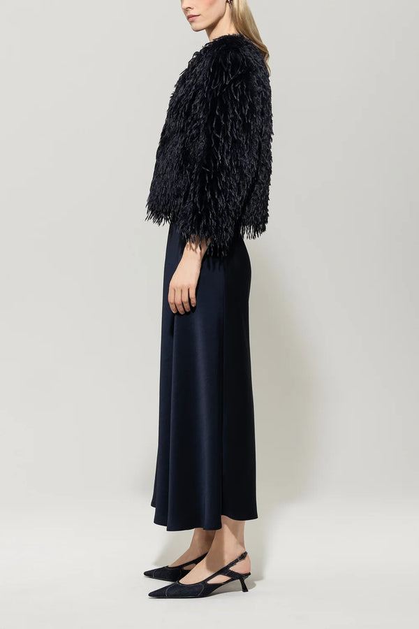 Fur look jacket