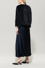 Fur look jacket